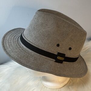 Stetson Scala Gable Cotton Fedora Hat